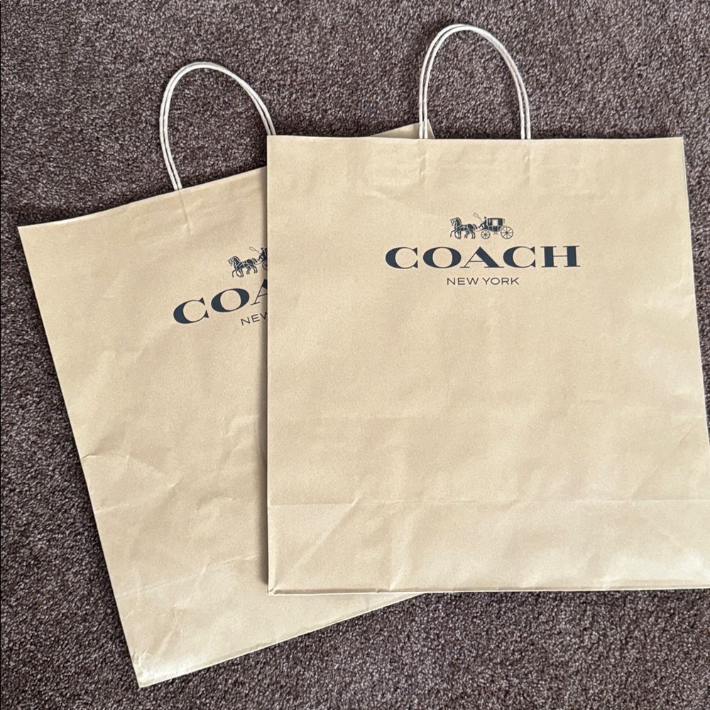 Coach Brown Shopping Bags